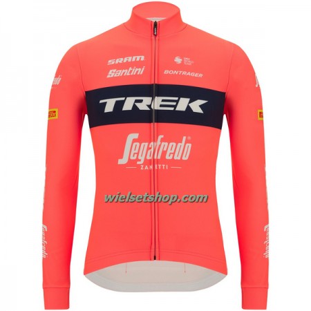 Wielershirt 2023 Trek-Segafredo Lange Mouw - Roze